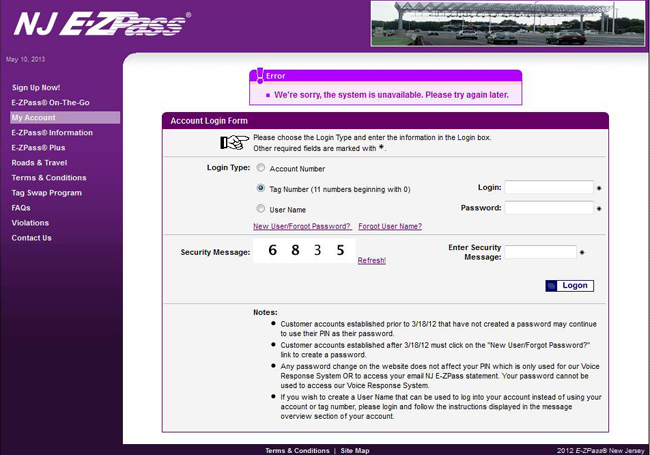 nj ez pass brand experience project nj ez pass close account form