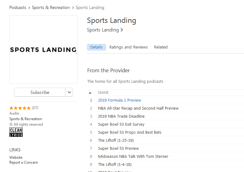SportsLanding